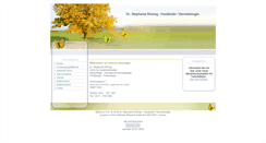 Desktop Screenshot of hautarzt-roesing.de